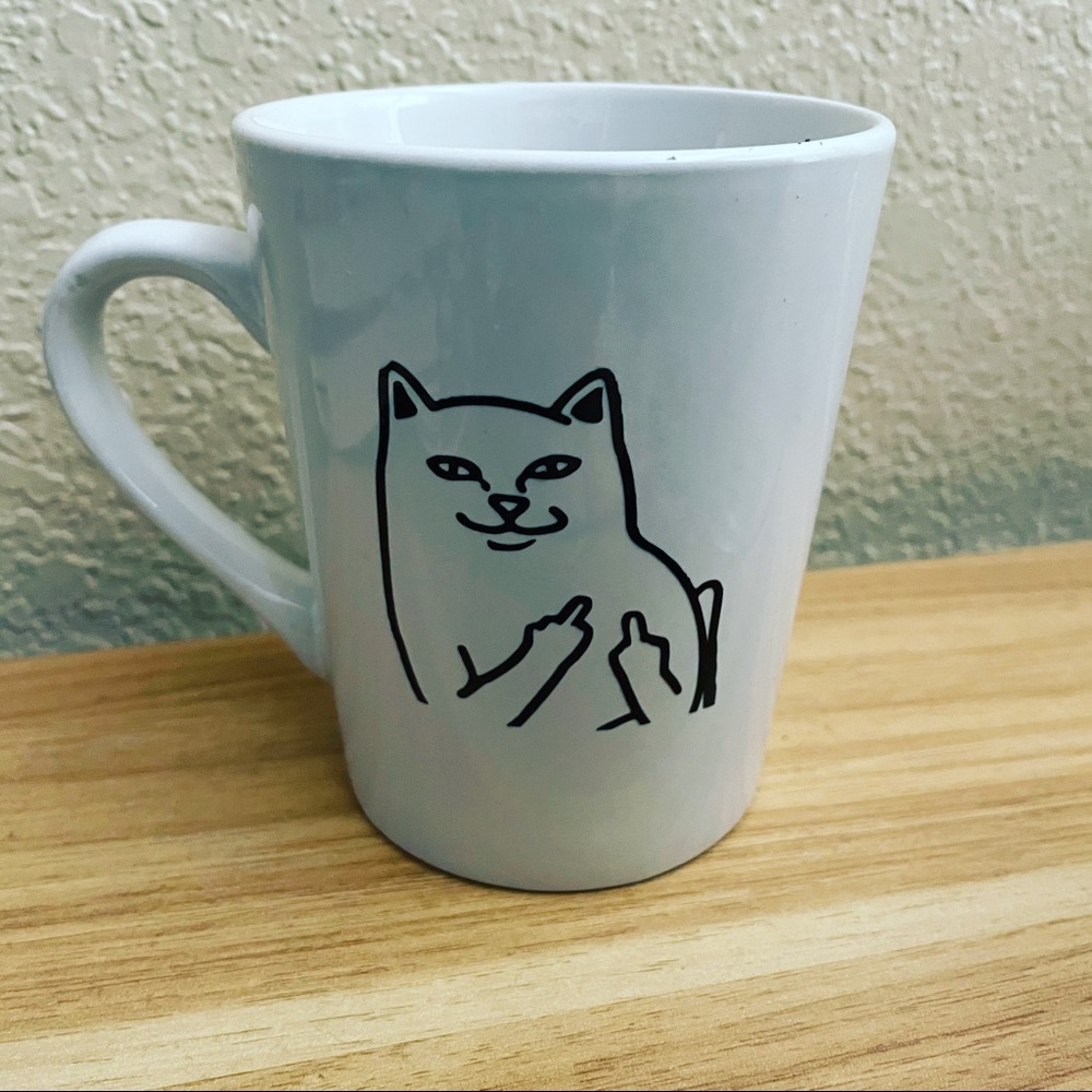 Adult humor cat mug